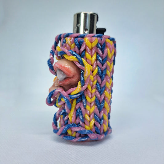 „PrjónaGarmurinn“  - clipper Kveikjara Hulstur