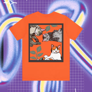 Cats unisex T-shirt 🐈‍ - Front & back print