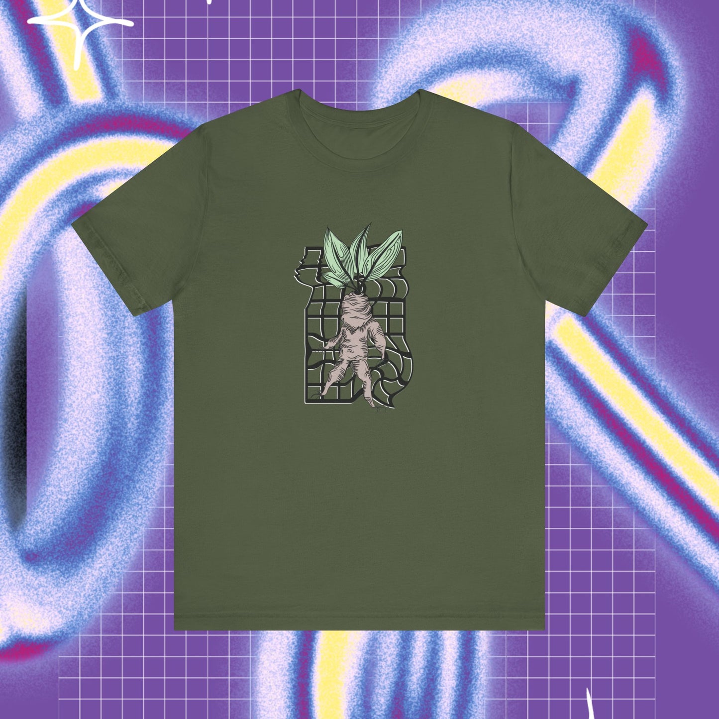 Mandrake 🌱 Unisex T-shirt - Front print