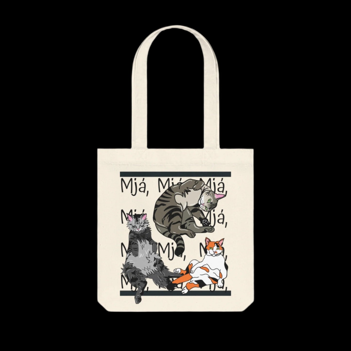 Cats -Woven Tote Bag