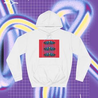 mothing🦋Unisex College Hoodie - Front & back🦋