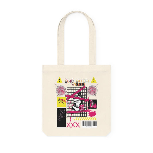 Bad bitch vibes Woven Tote Bag