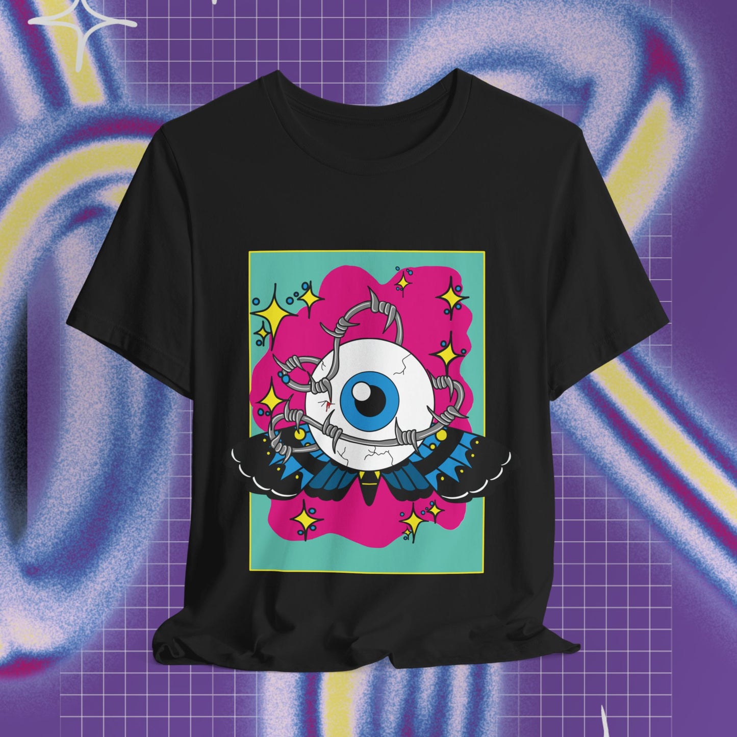 Eyeball wired 👁  Unisex T-shirt - Front print