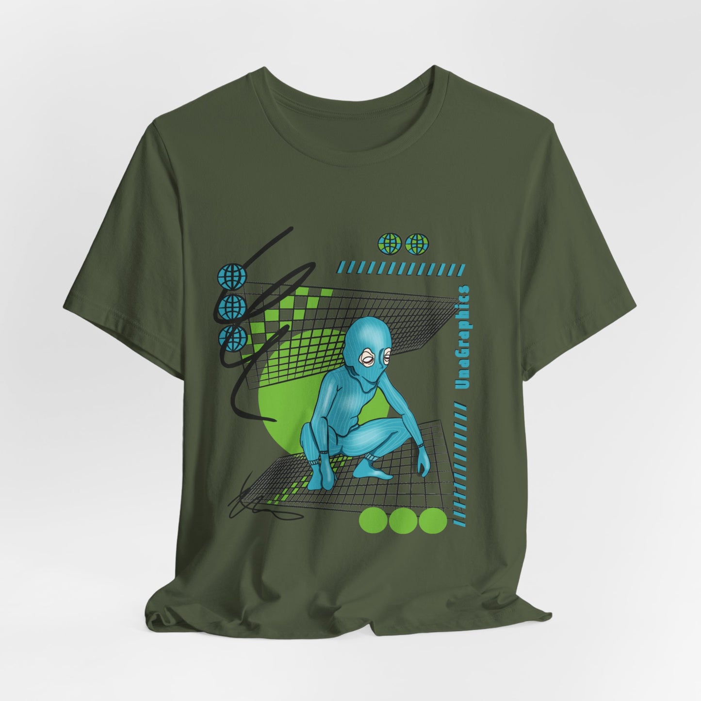 Blue ninja 🥷 Unisex T-shirt - Front print