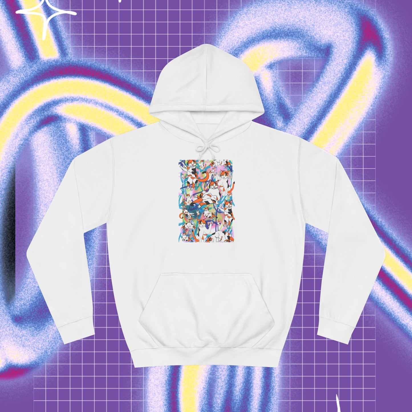 Mjá mjá unisex college hoodie 🐈Front & back print