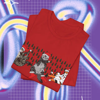 🎄 christmas cats - Unisex T-shirt🐈 Front print