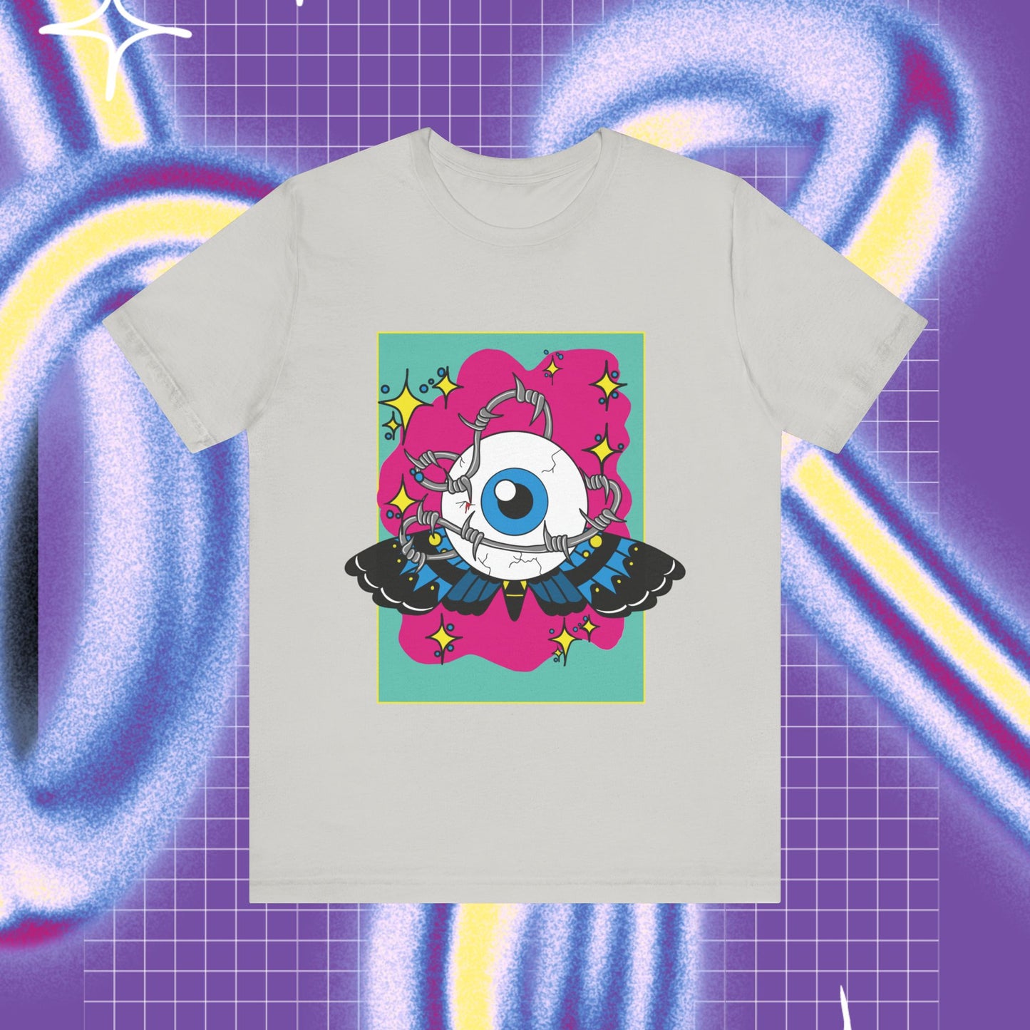 Eyeball wired 👁  Unisex T-shirt - Front print