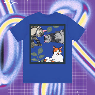 Cats unisex T-shirt 🐈‍ - Front & back print