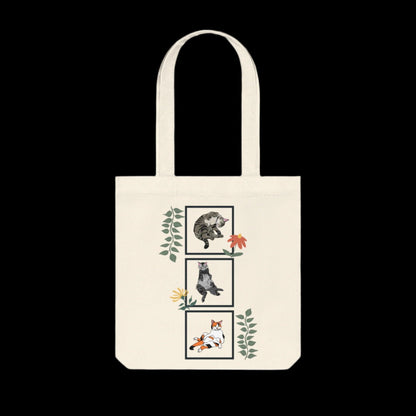 Cats -Woven Tote Bag