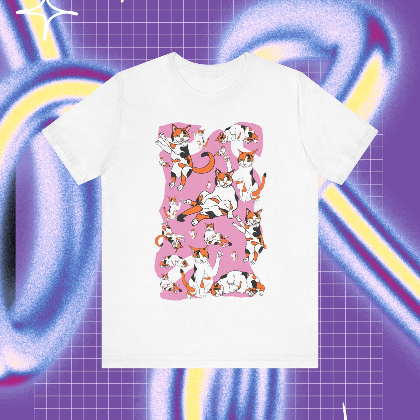 Adríana the cat🐱Unisex T-shirt🐱Front & back print