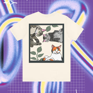 Cats unisex T-shirt 🐈‍ - Front & back print