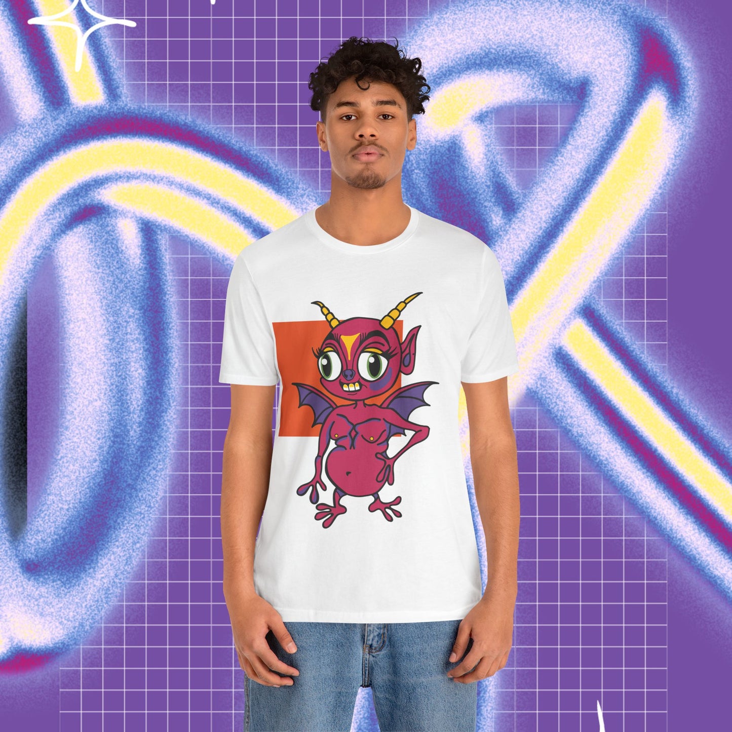 Funny devil unisex T-shirt 👺 Front Print