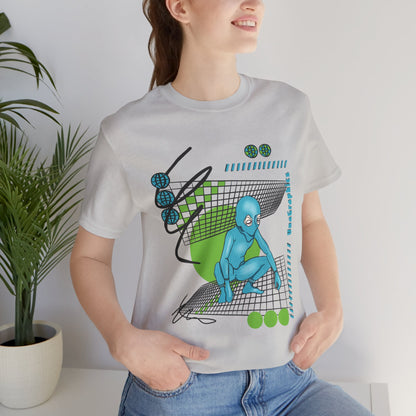 Blue ninja 🥷 Unisex T-shirt - Front print