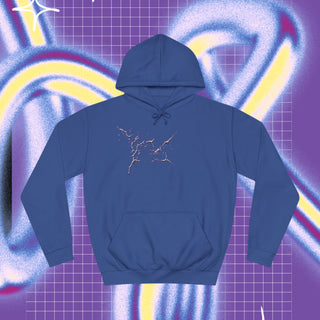 Bad bitch vibes Unisex College Hoodie - Front & back print