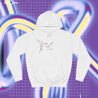 Bad bitch vibes Unisex College Hoodie - Front & back print