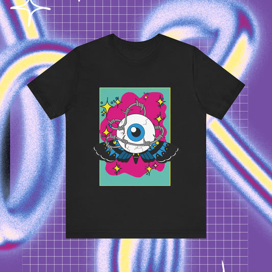 Eyeball wired 👁  Unisex T-shirt - Front print