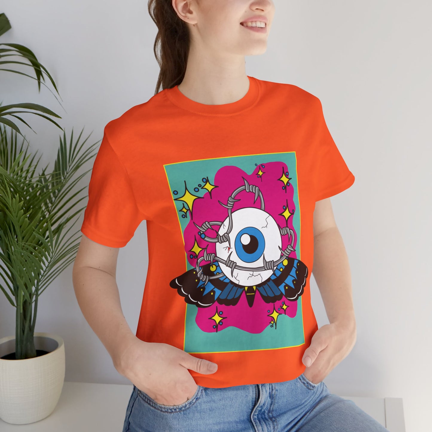 Eyeball wired 👁  Unisex T-shirt - Front print