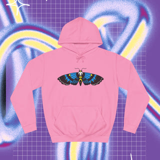 Mothing🦋 unisex college hoodie 🦋 Front Print