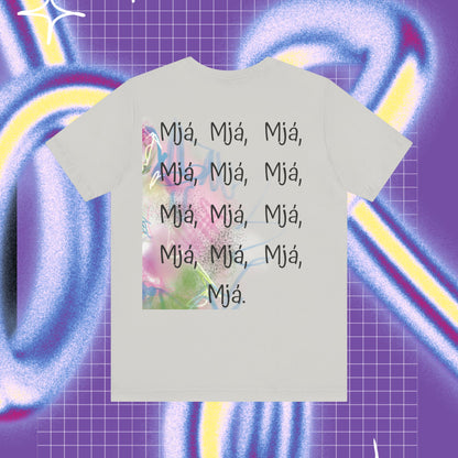 Unisex Cat designed T-shirt Ash Colored